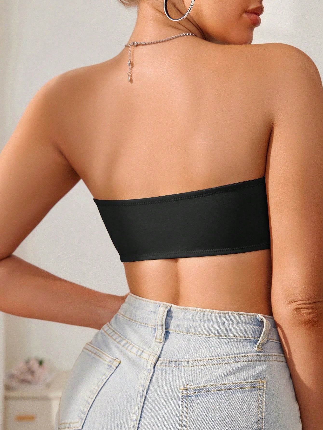🏆#1 Bestselling🏆Women's Strapless Bra Front Closure Silicone Padded Camisole Bra