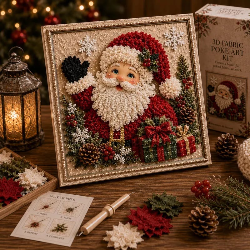 3D Snowman Christmas Art Kit
