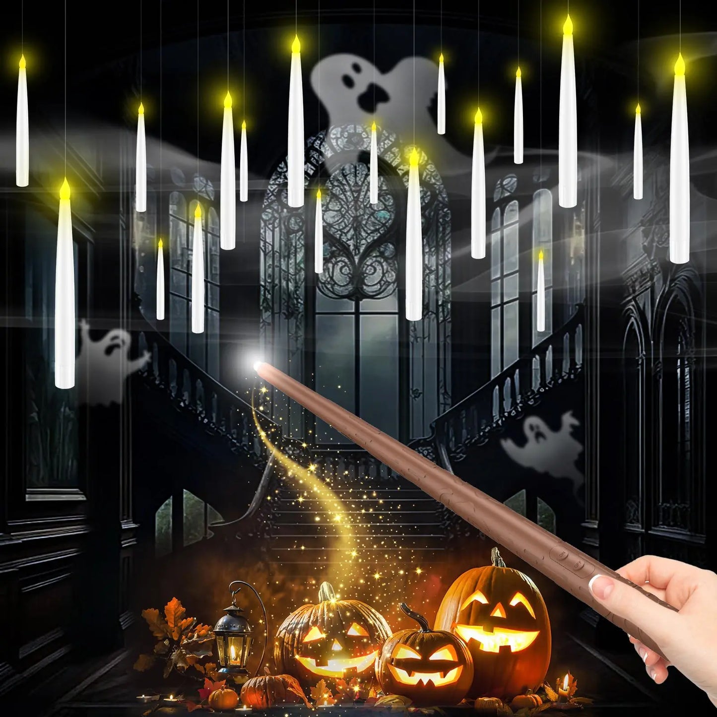 🪄55% OFF TODAY🕯️ Magic Wand Flameless Candles🎄Wave the Wand. Light the Magic.