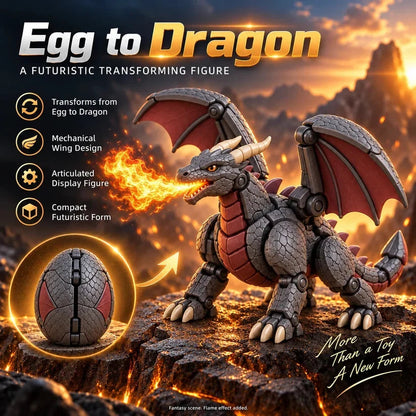 🥚🐉 DragonMorph – Egg to Dragon Transforming Mechanical Toy