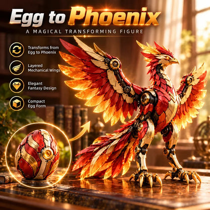 🥚🐉 DragonMorph – Egg to Dragon Transforming Mechanical Toy