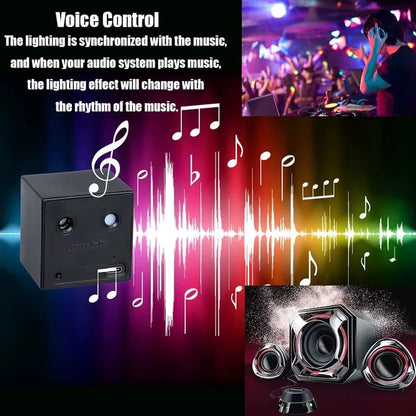 Portable Mini Portable Stage Lights - Rechargeable Disco Party Atmosphere Lights
