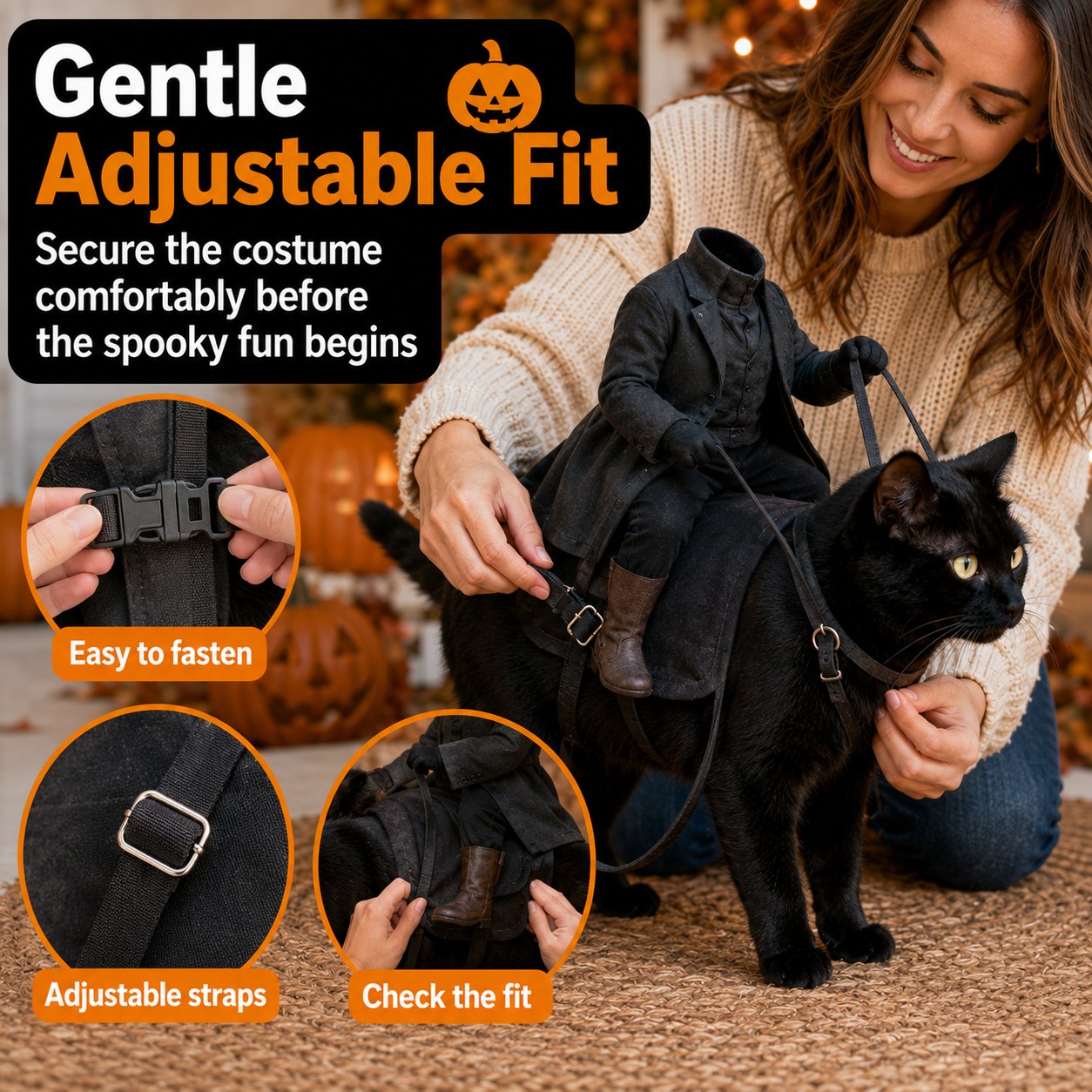 Headless Horseman Cat Costume