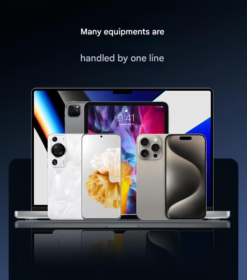 ⏰Last Day 49% OFF🔥🎁240W Super Fast Charging 2-in-1 Charging Cable & Phone Stand