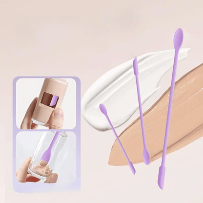 3PCS Silicone Makeup Spatula Mini Cosmetic Scoop