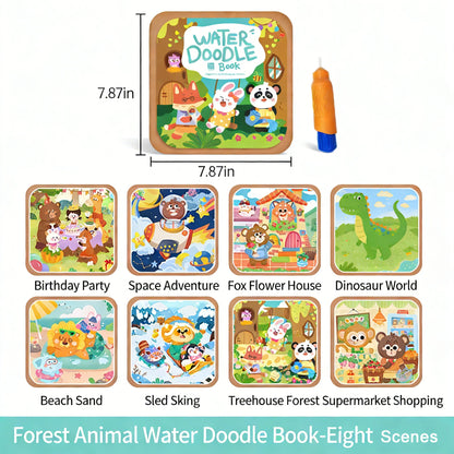 🖼️Beginner-Friendly- 🎨Toddler Watercolor Coloring & Doodle Book - A Fun, Mess-Free Creative Activity