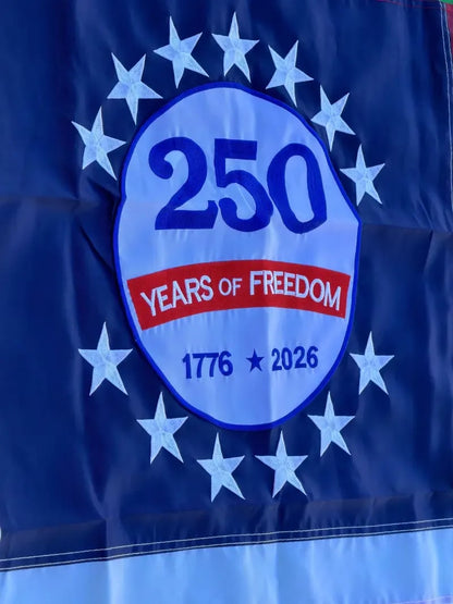 49% OFF🔥250th Anniversary USA Commemorative Flag (3x5 Ft),Double-Sided Embroidered