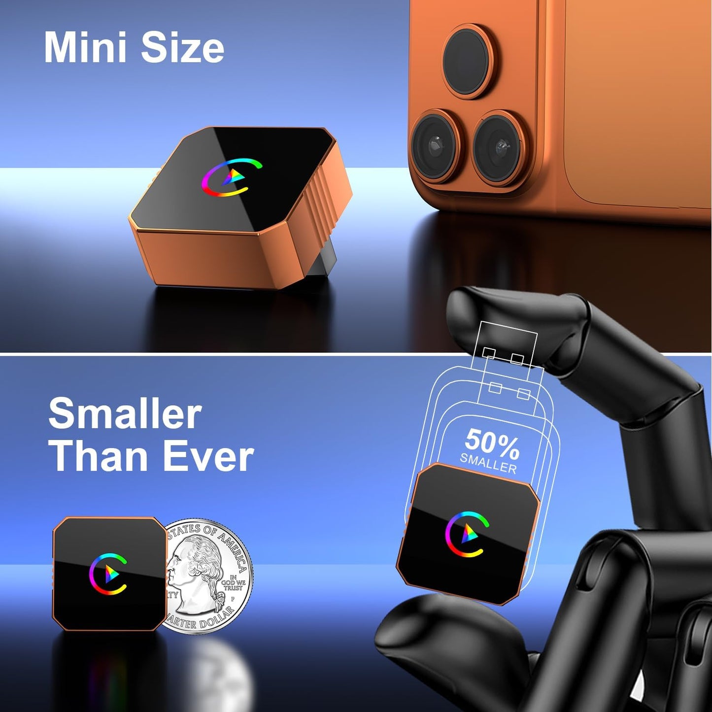 🚗 Wireless CarPlay & Android Auto Adapter – Drive Smarter, Safer & Wire-Free! 📱✨