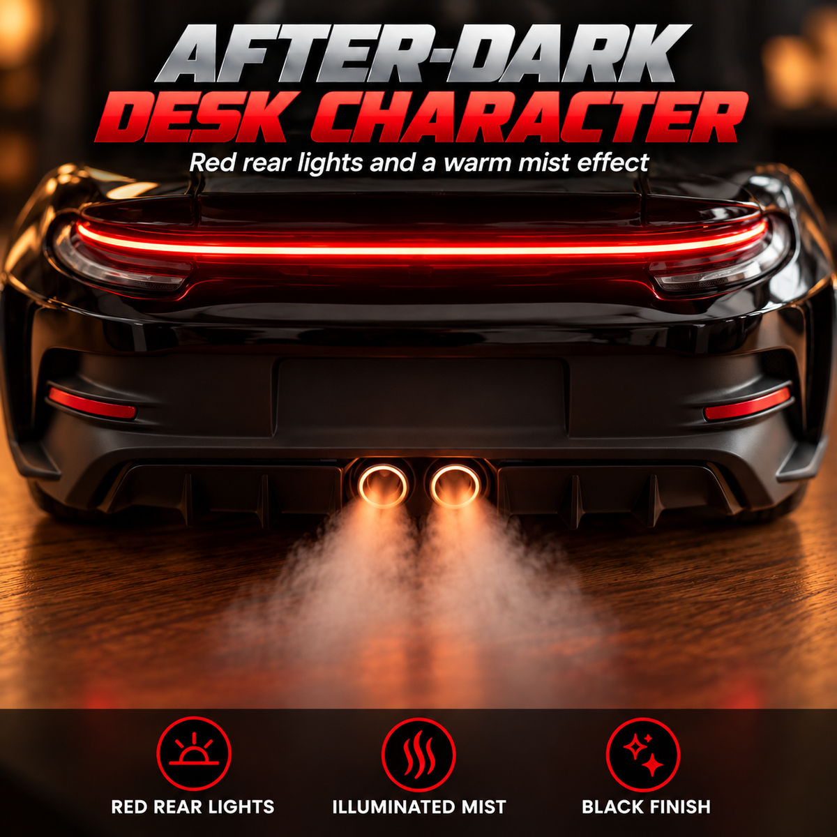 🌫️ Futuristic Car Mist Diffuser 🏁 Modern Lighting & Sleek Details
