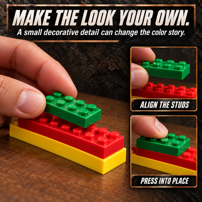 Building Block Shooting Toy Gun with Cartridge Ejection,