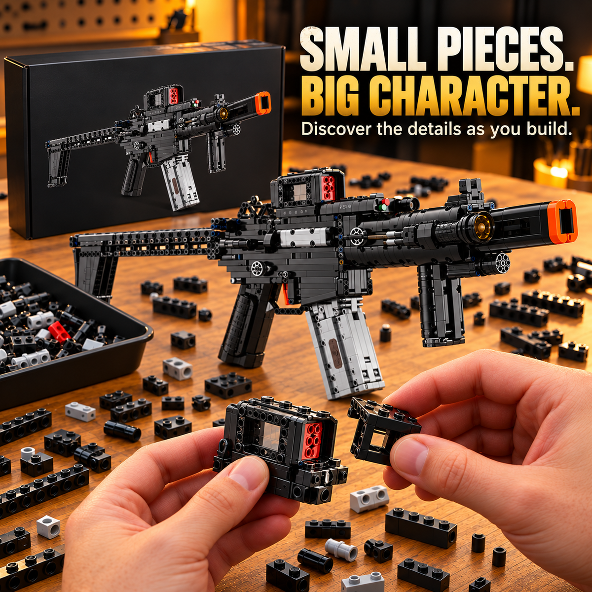 🧱 Brick-Built Display Model Kit 🔧 Hands-On Building & Collectible Design