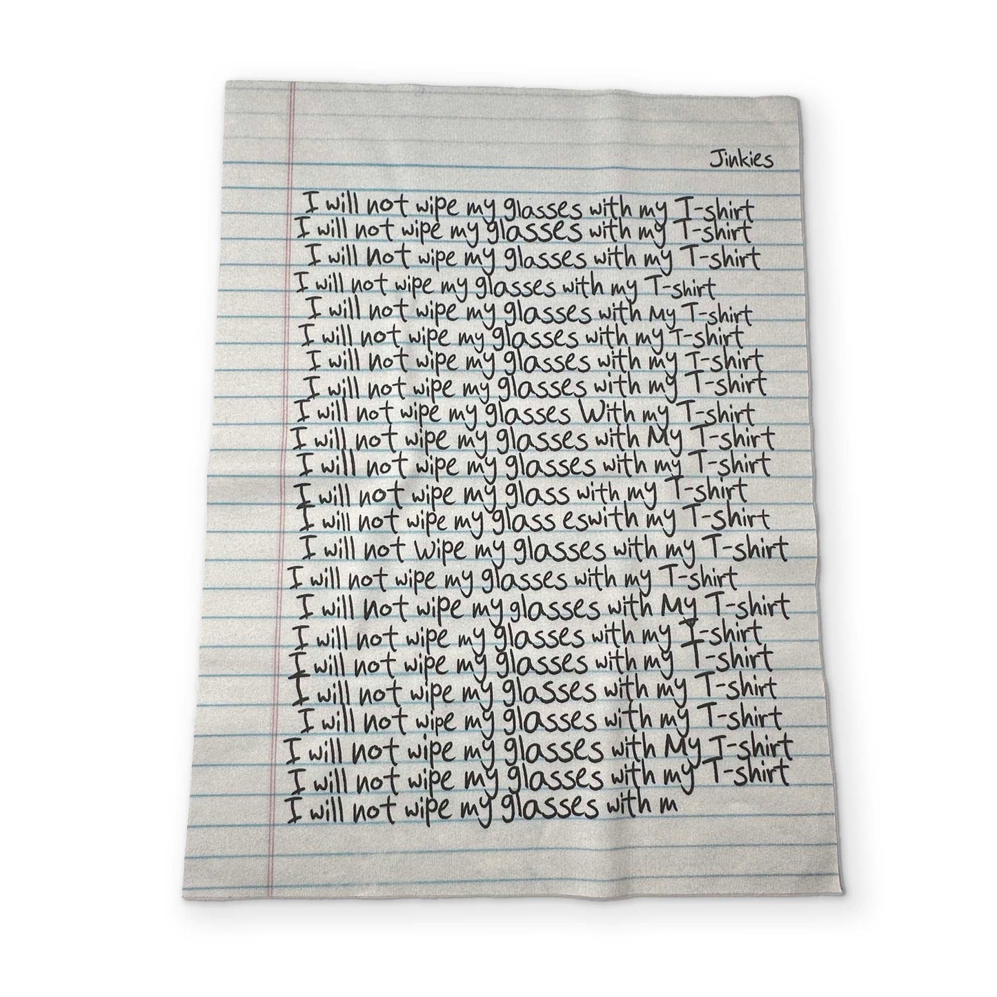 📝 NOTEBOOK PAPER YOU CAN CLEAN YOUR GLASSES WITH