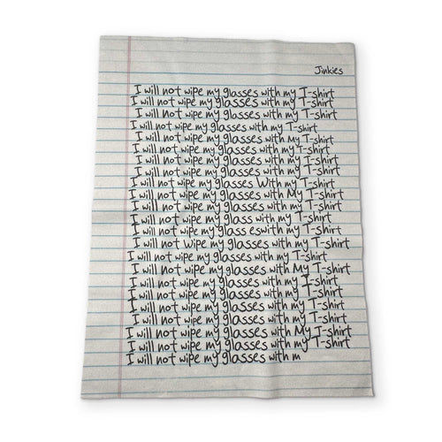 📝 NOTEBOOK PAPER YOU CAN CLEAN YOUR GLASSES WITH