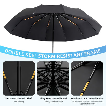 ☔ Never Let the Wind Win Again — The Compact Umbrella That Won't Flip, Break, or Fail 💨
