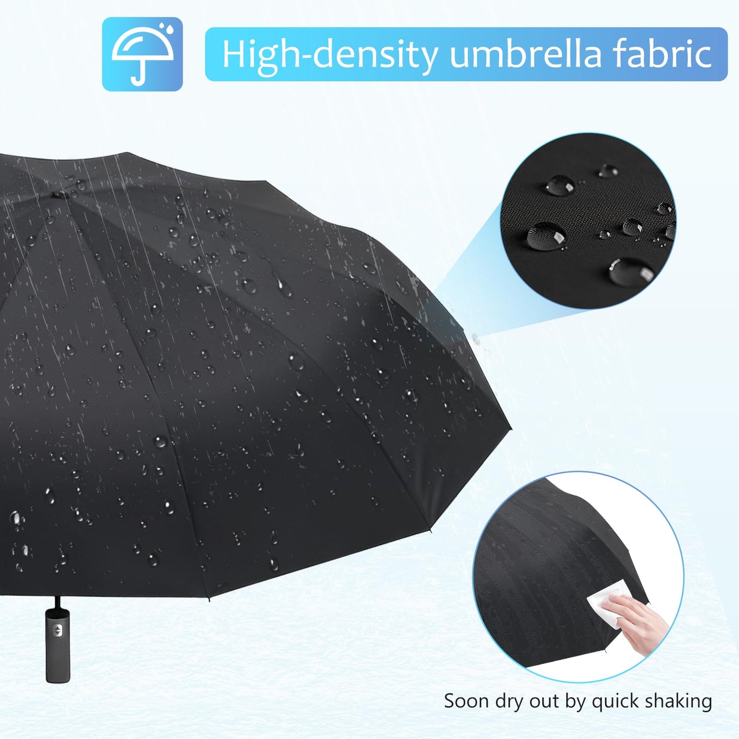 ☔ Never Let the Wind Win Again — The Compact Umbrella That Won't Flip, Break, or Fail 💨