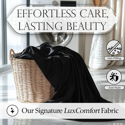 Satin Fitted Sheet – Luxuriously Smooth & Softer Than Silk Bed Sheets w/ 15 Inch Deep Pocket Hypoallergenic Wrinkle Free, Secure Snug Fit, Elastic Corner Straps