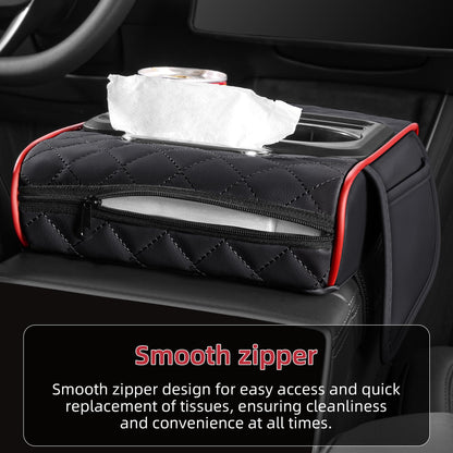 5-in-1 Car Console Organizer & Memory Foam Armrest Pad