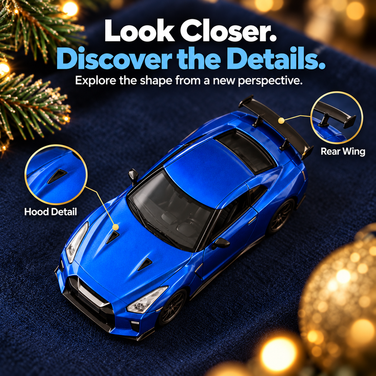 2026 Christmas Countdown Calendar with Die-Cast Car Models – Featuring 24 Classic JDM-Style Vehicles as Holiday Gifts