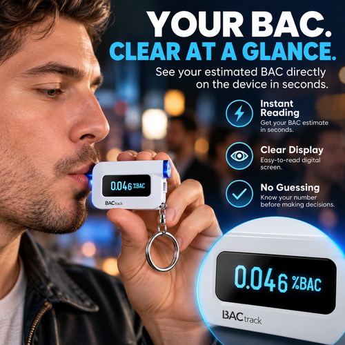 🚗 Pocket BAC Breathalyzer – Professional-Grade Alcohol Tester with App & ZeroLine Tracking