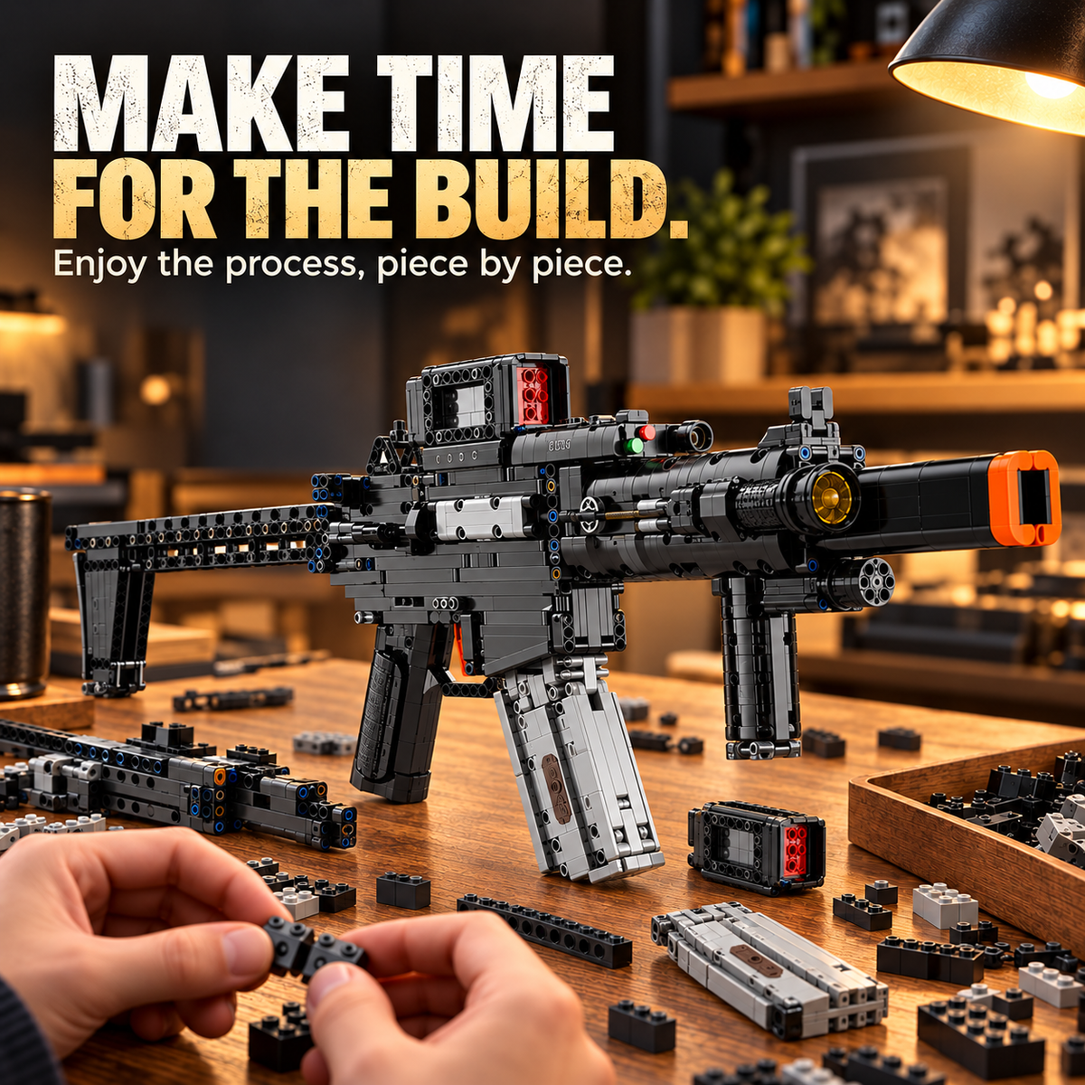 🧱 Brick-Built Display Model Kit 🔧 Hands-On Building & Collectible Design