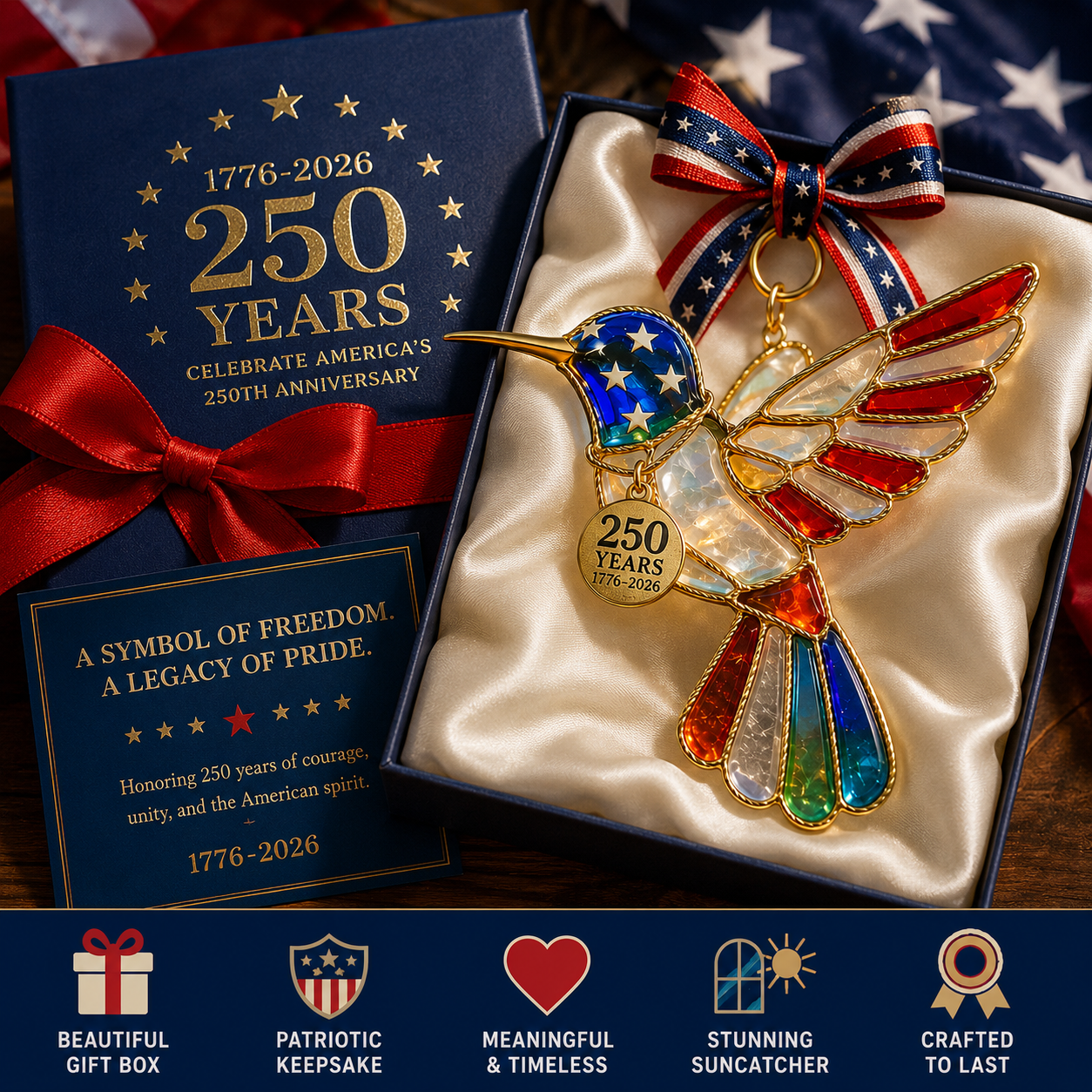🇺🇸 Celebrate 250 Years of American Freedom With a Keepsake You'll Treasure Forever