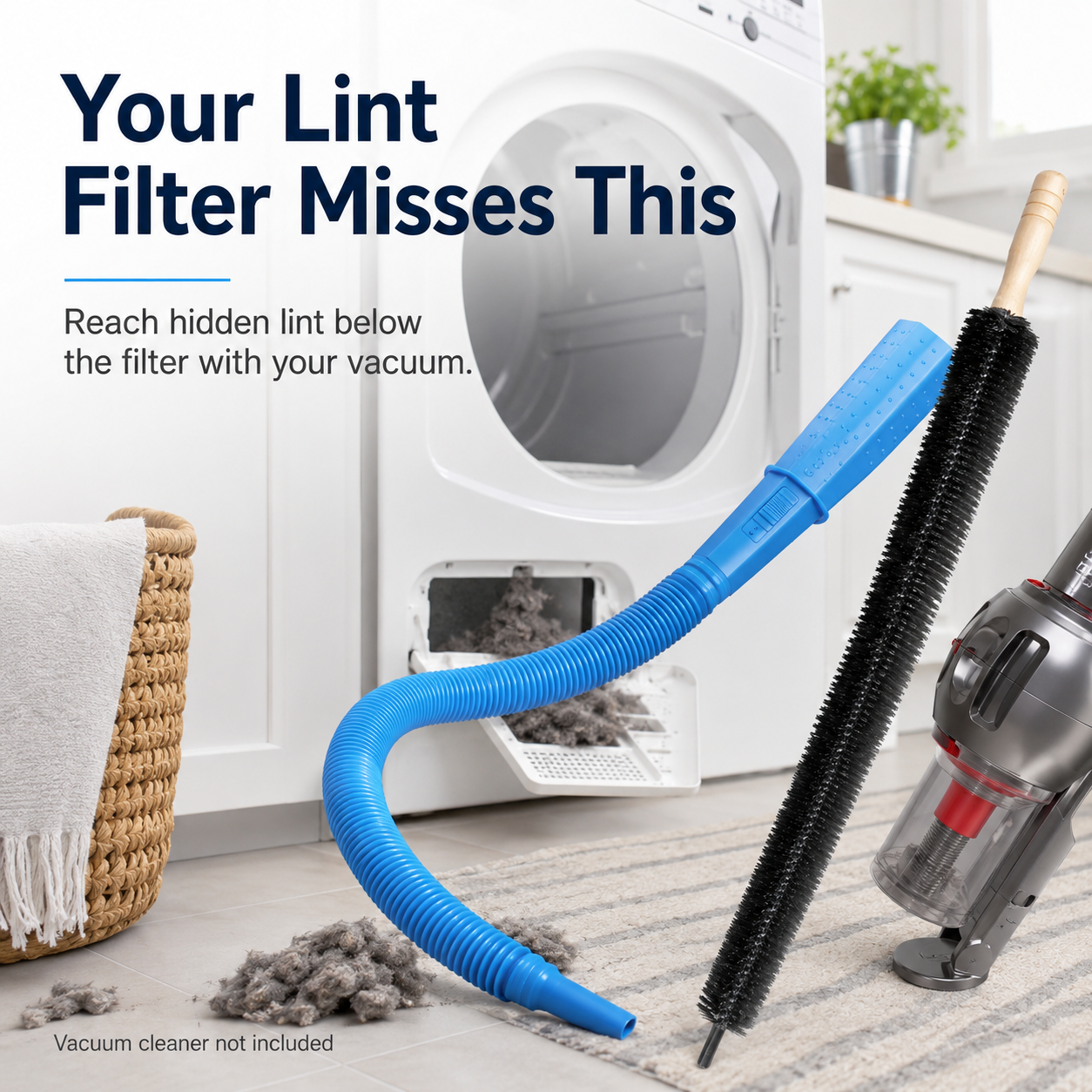 Ahlet DeepReach Dryer Lint Cleaner Kit