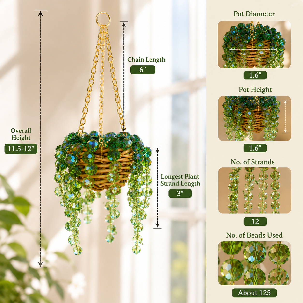 ✨ Bring Nature's Sparkle Indoors — No Watering Required!