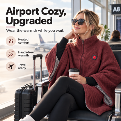 🔥 Wearable Heated Blanket – Stay Warm, Keep Your Hands Free