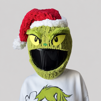 🧶 50% OFF Handmade Knitted Motorcycle Helmet Cover – Fun Cozy Helmet Sweater