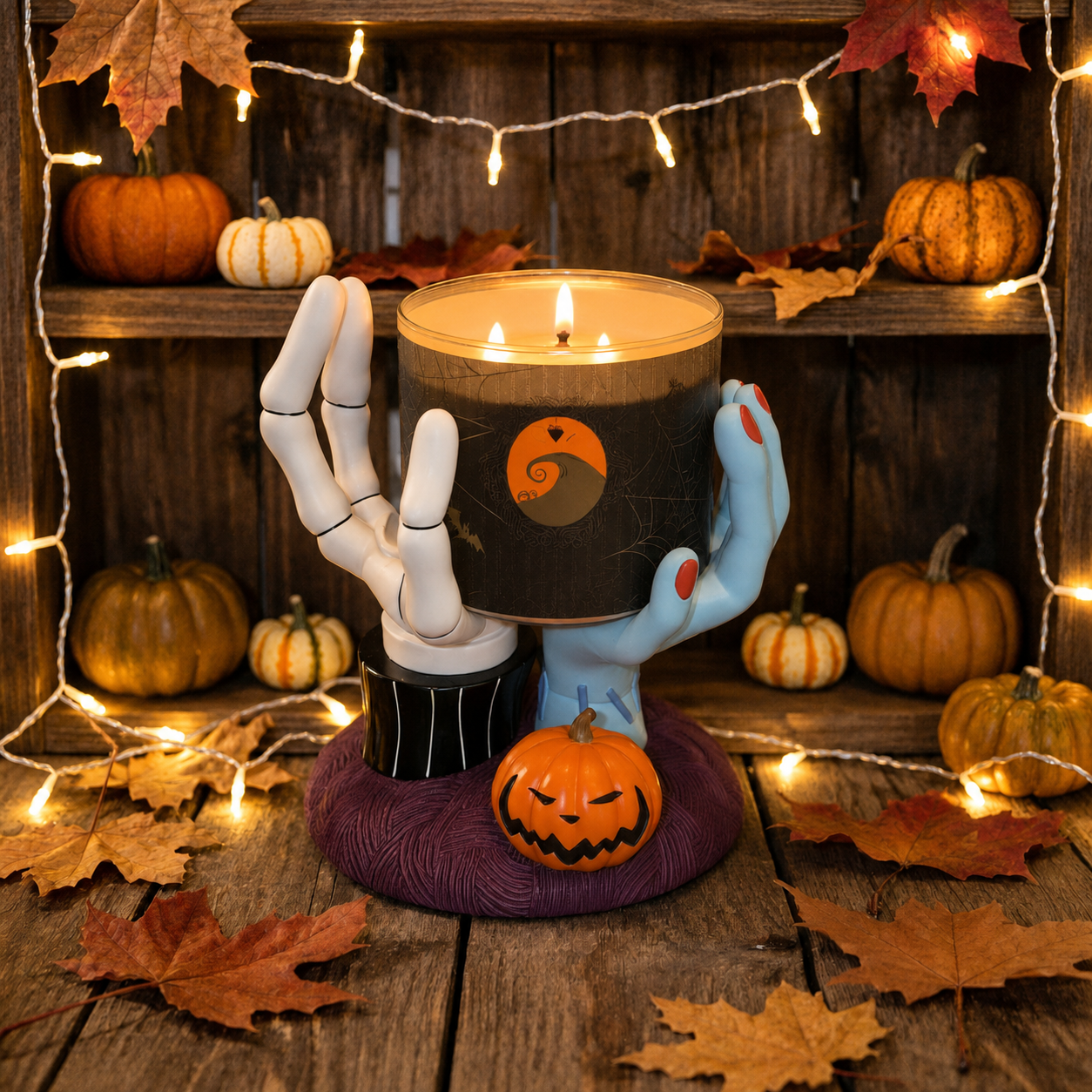 🔥 Limited-Time 50% OFF✨Skull Hand Candlesticks for the 2026 Christmas Season