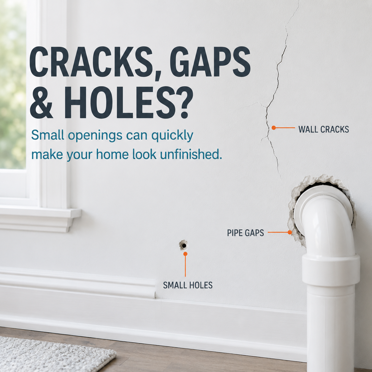 🔥 50% OFF Moldable Wall Crack & Hole Repair Putty