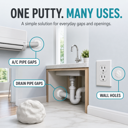 🔥 50% OFF Moldable Wall Crack & Hole Repair Putty
