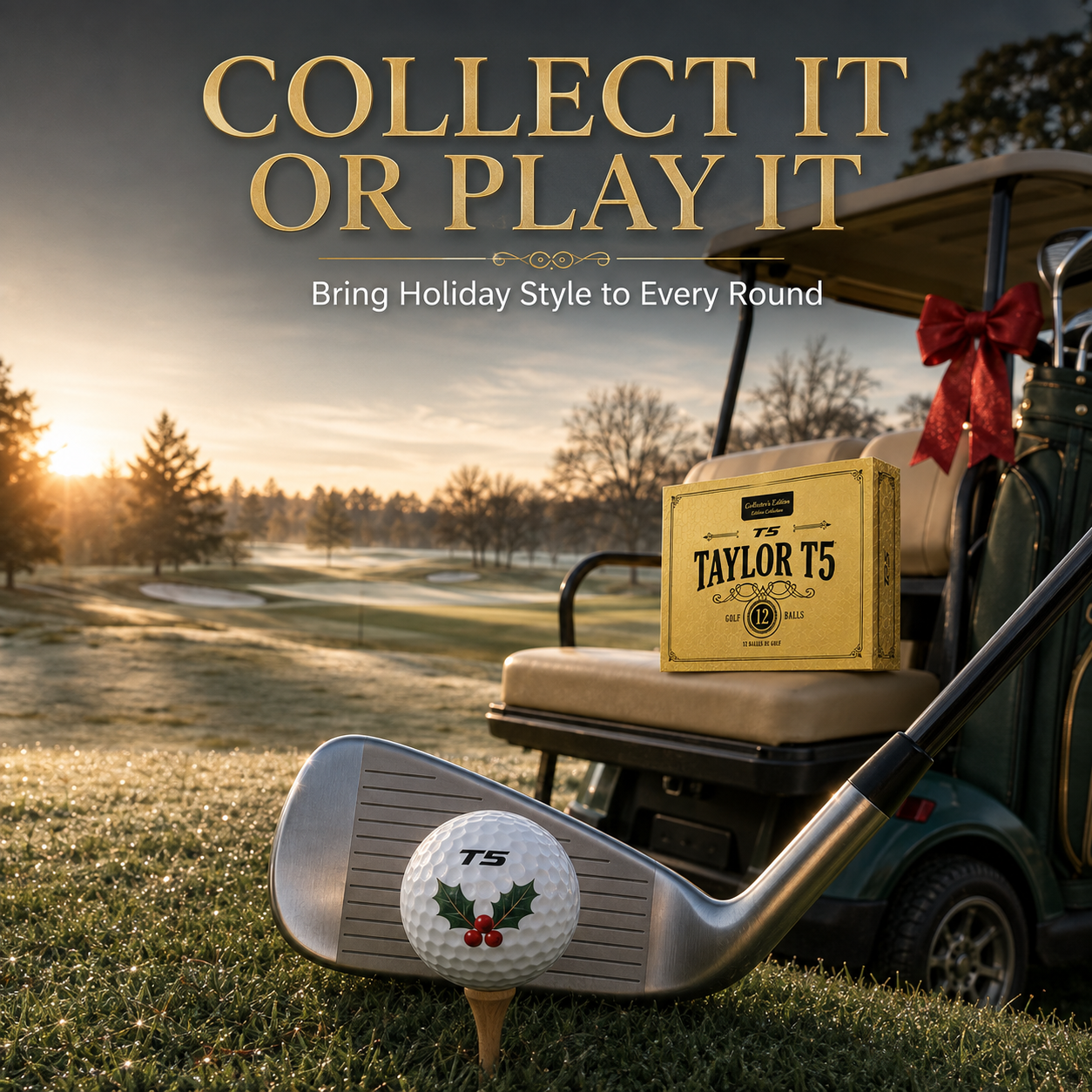 🎄⛳ 50% OFF Taylor T5 12-Day Golf Ball Advent Calendar