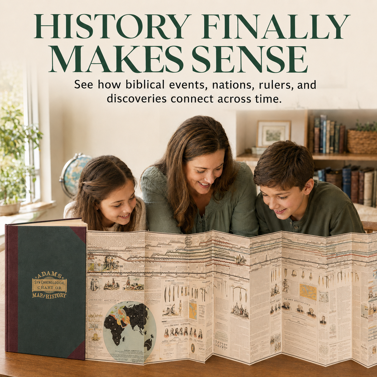 📜 Adams Time Chart 3.0 | 6,000 Years of Biblical & World History ✝️
