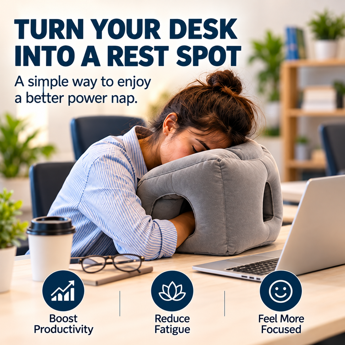 🧳 50% OFF Portable Inflatable Travel Pillow – Pack Small, Rest Big ✨