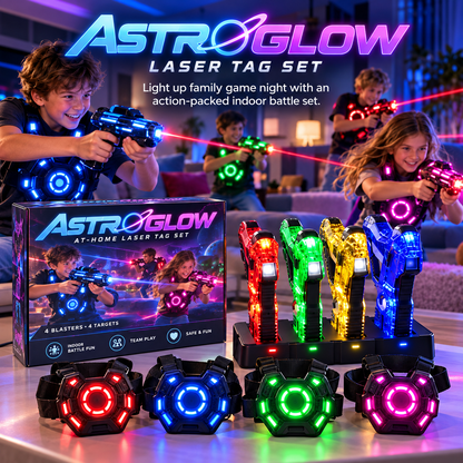 ⚡ 50% OFF 4-Player Laser Tag Set – Rechargeable Indoor Battle Game for Kids & Family 🎯