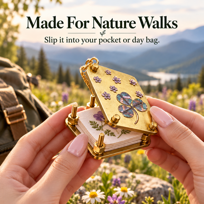 🌸 50% OFF Pocket-Sized Mini Flower Press – Preserve Tiny Blooms & Nature Memories 🌿