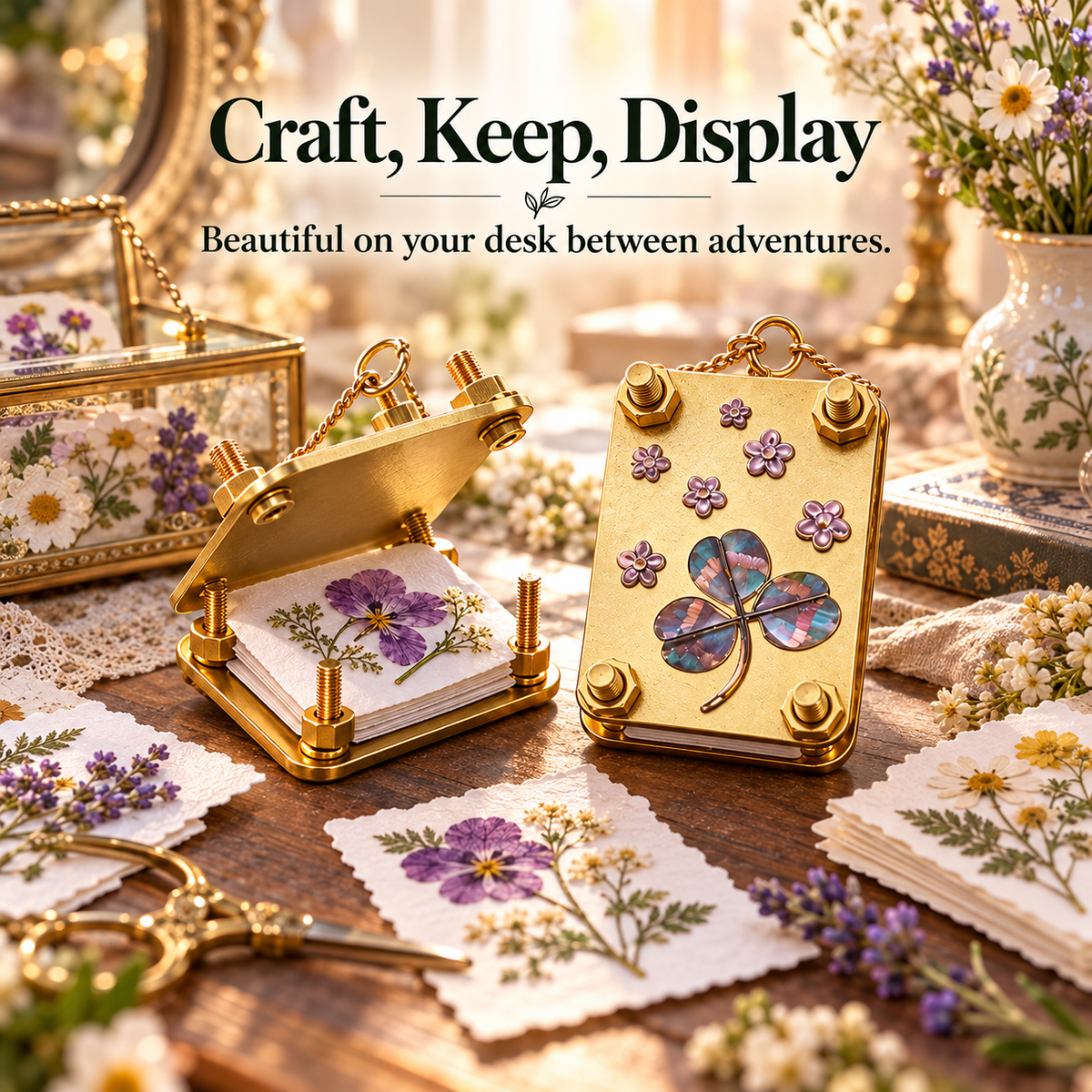 🌸 50% OFF Pocket-Sized Mini Flower Press – Preserve Tiny Blooms & Nature Memories 🌿