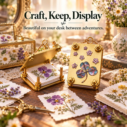🌸 50% OFF Pocket-Sized Mini Flower Press – Preserve Tiny Blooms & Nature Memories 🌿