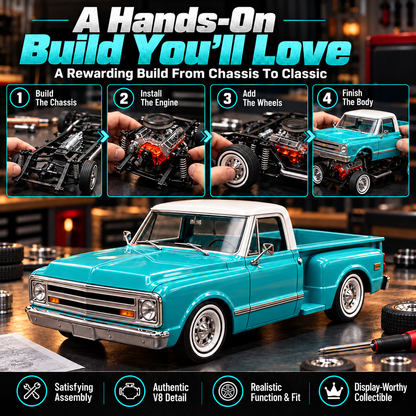 🎁 50% OFF Model Kit – Premium Classic Truck Gift for Collectors & Hobbyists 🏆