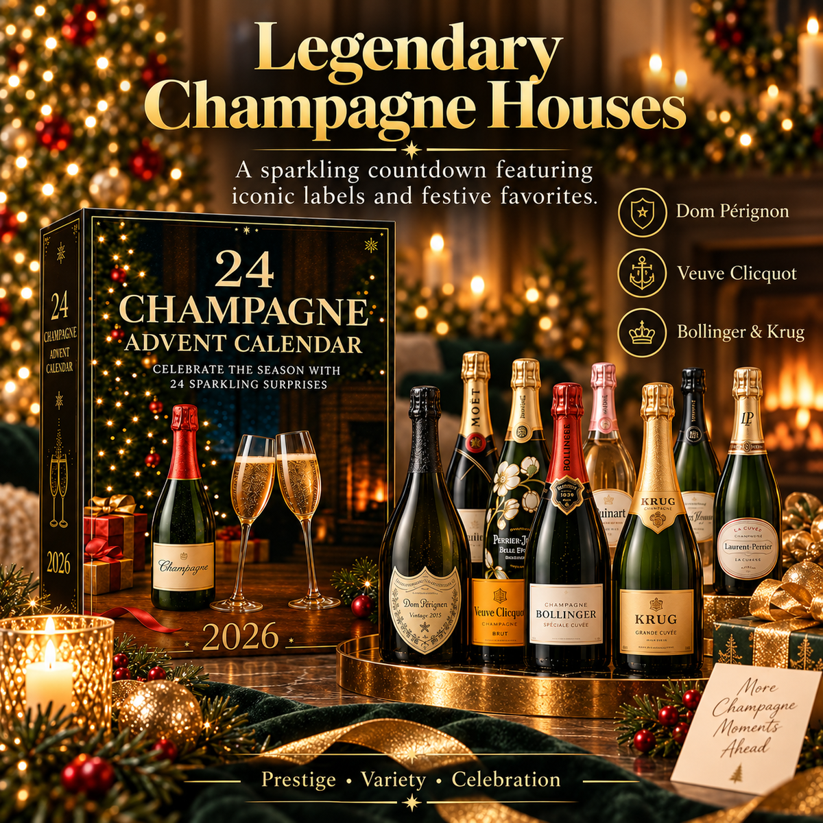 🥂 2026 Champagne Advent Calendar – 24 Days of Sparkling Surprises