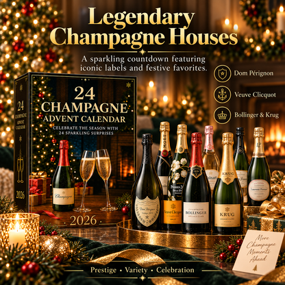 🥂 2026 Champagne Advent Calendar – 24 Days of Sparkling Surprises