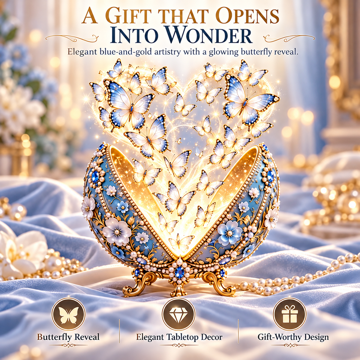 ✨ Magical Butterfly Surprise Egg – A Beautiful Gift Full of Wonder 🦋