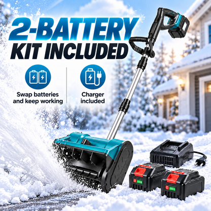 🔥 Winter Sale – 21V Cordless Snow Shovel with 2 Batteries & Charger
