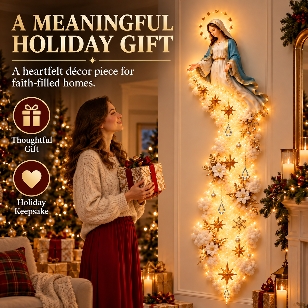 ❤️Christmas Blessing Cloud Trail Wall Light Collection