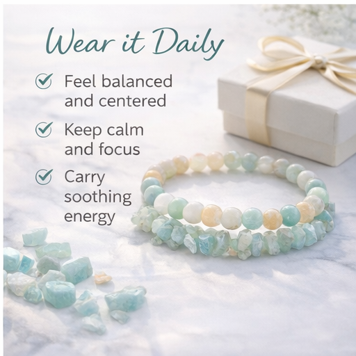 Natural Amazonite Healing Bracelet