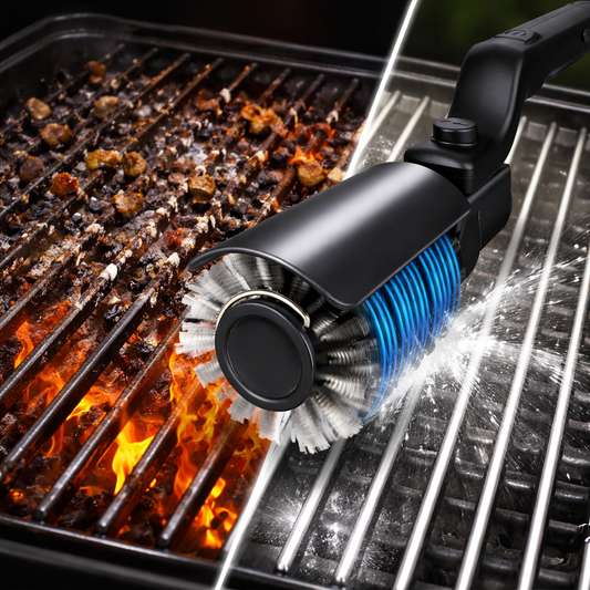 Effortless Grill Cleaning in Seconds 🔥