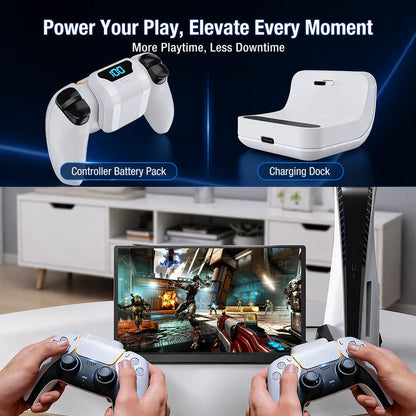 🔥LAST DAY 55% OFF - 1800mAh PS5 DualSense Power Bank