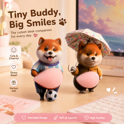 Cute Animal Companion Figures – Kawaii Desk & Car Dashboard Decor