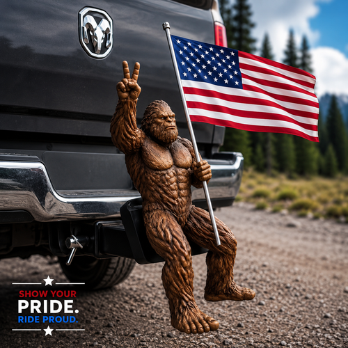 🦶🇺🇸 The Hitch Cover Every American Truck Deserves